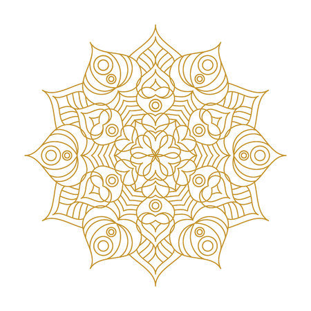 Mandala Ornament Vector Illustrationのイラスト素材