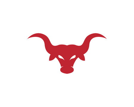 Red Bull Taurus symbol template designのイラスト素材