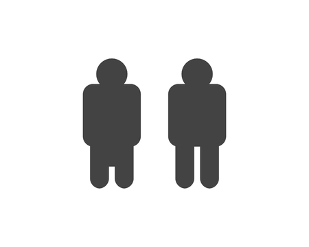 People flat icon Vector illustrationのイラスト素材