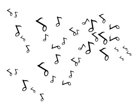 Music note Icon Vector ilustration designのイラスト素材