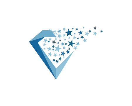 Diamond icon Template vector icon illustration designのイラスト素材