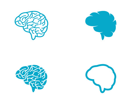Brain vector illustration icon templateのイラスト素材