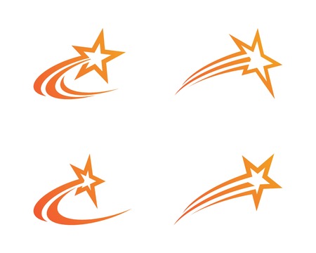 Star Logo Template vector icon illustration designのイラスト素材