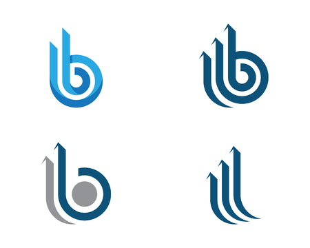 B Letter Business professional logo templateのイラスト素材