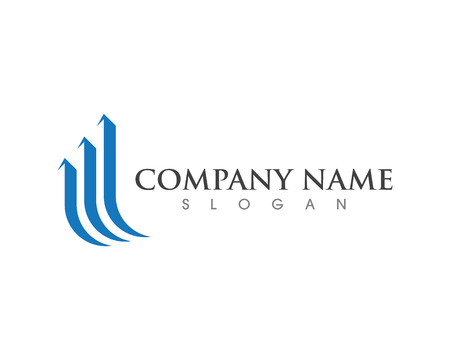 Business professional logo template vector illustration designのイラスト素材