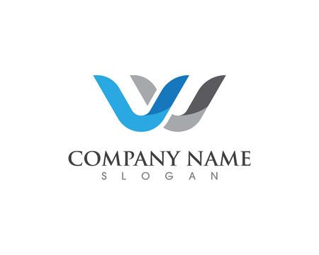 W Letter Logo Business Template Vector icon designのイラスト素材