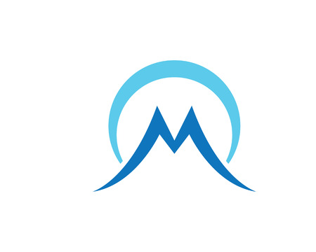 Mountain icon Logo Business Template Vector.のイラスト素材