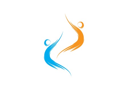 Community, network and social icon design template.のイラスト素材