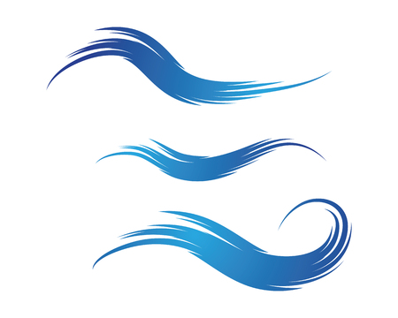 Water wave icon template vector illustration design.のイラスト素材