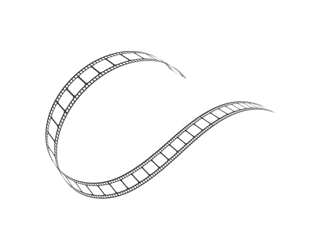 abstract film icon vector illustration template designのイラスト素材