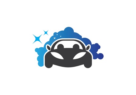 Auto car wash Logo Templateのイラスト素材