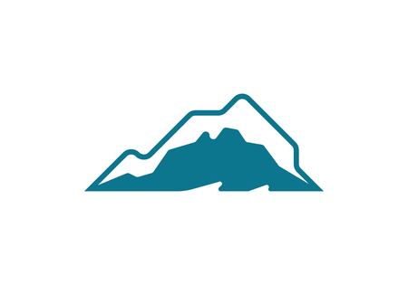High Mountain icon  Logo Business Template Vectorのイラスト素材