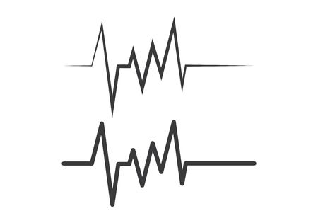 Art design health medical heartbeat pulseのイラスト素材