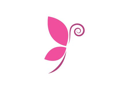 Beauty Butterfly Logo Template Vector icon designのイラスト素材