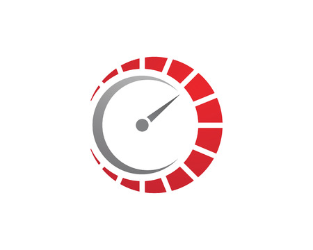 Speedometer Icon Template vector illustration designのイラスト素材
