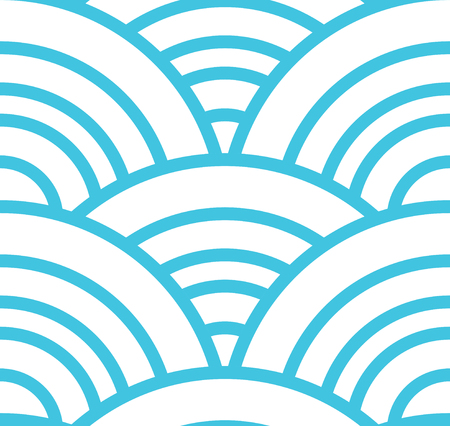 Seamless Abstract Wave Pattern illustration designのイラスト素材