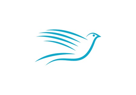 Bird Logo Template vector illustrationのイラスト素材