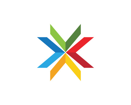 Arrow vector illustration icon Logo Template designのイラスト素材