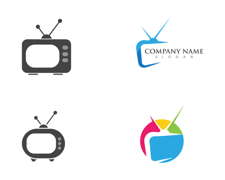 TV , LCD, LED, monitor icon vector illustration designのイラスト素材