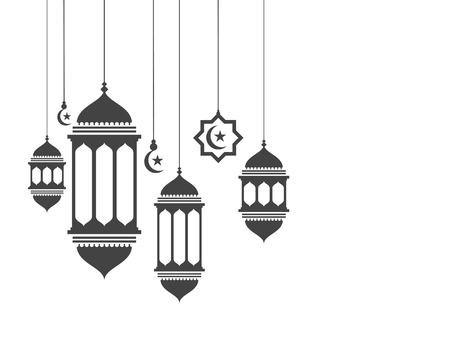 Moslem theme icon vector Illustration design templateのイラスト素材