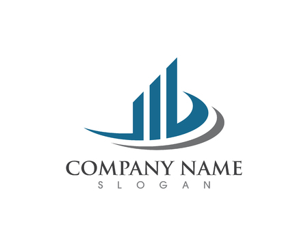 Business Finance professional logo template vector iconのイラスト素材