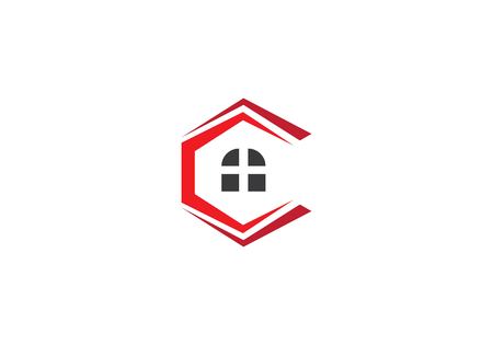 Property and Construction Logo design for business corporate signのイラスト素材