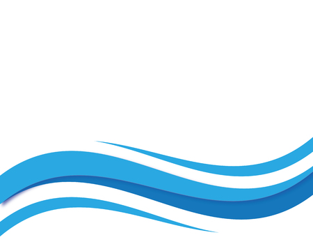 Water wave icon vector illustration design logo templateのイラスト素材
