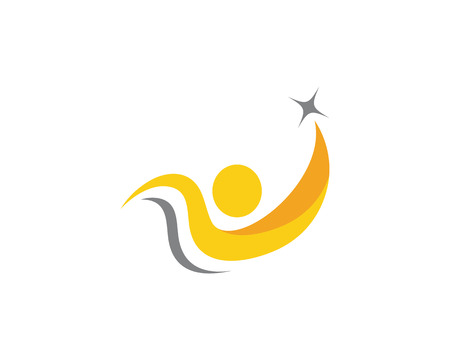 Human character sign illustration vector designのイラスト素材
