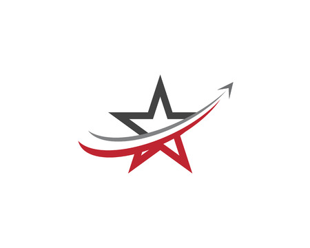 Star Logo Template vector icon illustration designのイラスト素材