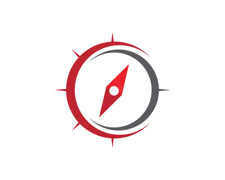 Compass Logo Template vector icon illustration designのイラスト素材