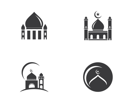 Moslem icon vector Illustration design templateのイラスト素材