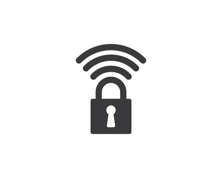 wireless icon illustration template designのイラスト素材
