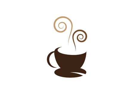 Coffee cup icon illustration designのイラスト素材