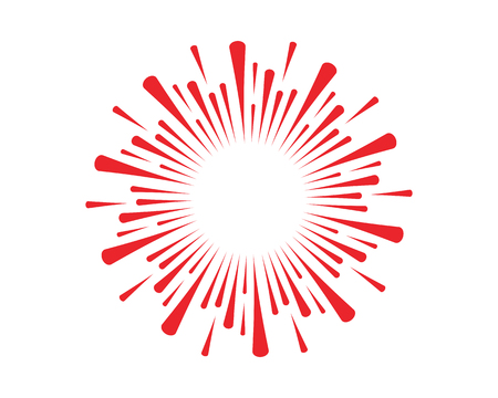 firework burst rays. Vector illustration design templateのイラスト素材