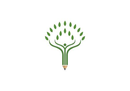 pencil logo vector icon templateのイラスト素材