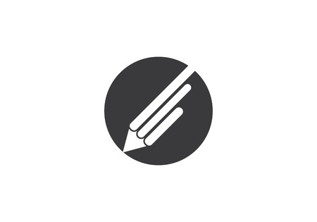 pencil logo vector icon templateのイラスト素材