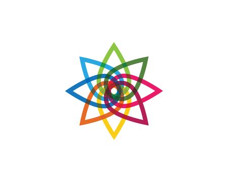 Beauty Vector lotus flowers design logo Template iconのイラスト素材