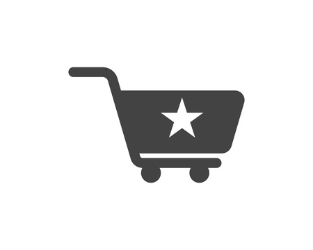Shop, store basket vector icon Template illustration designのイラスト素材