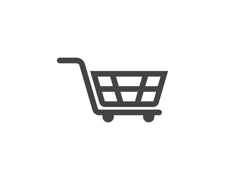 Shop, store basket vector icon Template illustration designのイラスト素材