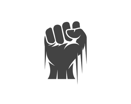 Hand strong vector icon illustration logo templateのイラスト素材