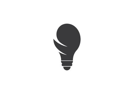 bulb ilustration logo vector templateのイラスト素材
