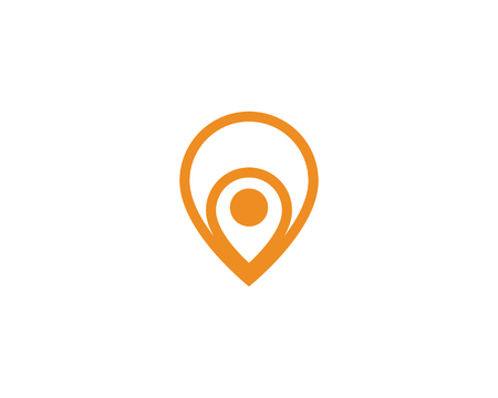 Location point icon logo vector illustration designのイラスト素材