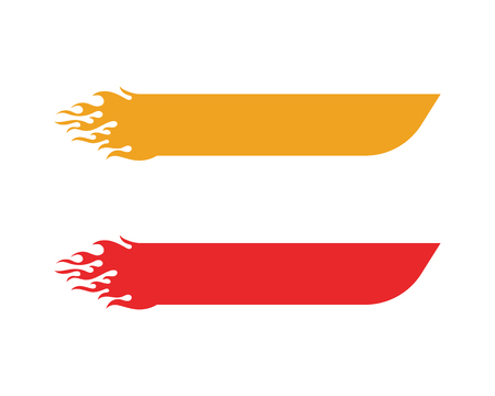 Fire flame vector illustration design templateのイラスト素材