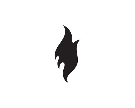 Fire flame vector illustration design templateのイラスト素材