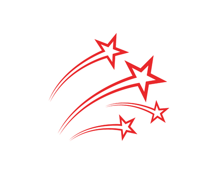 Star Logo Template vector icon illustration designのイラスト素材