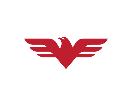 Falcon Logo Template vector illustration designのイラスト素材