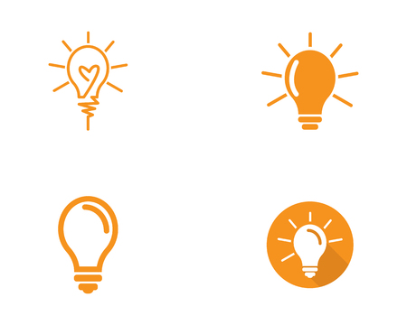 light bulb symbol vector design illustrationのイラスト素材