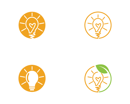 light bulb symbol vector design illustrationのイラスト素材