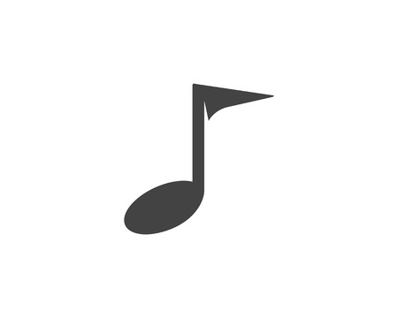 Music note Icon Vector illustration designのイラスト素材