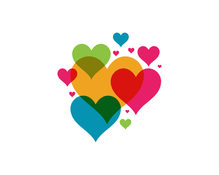 Beauty Love Vector icon illustration design Templateのイラスト素材